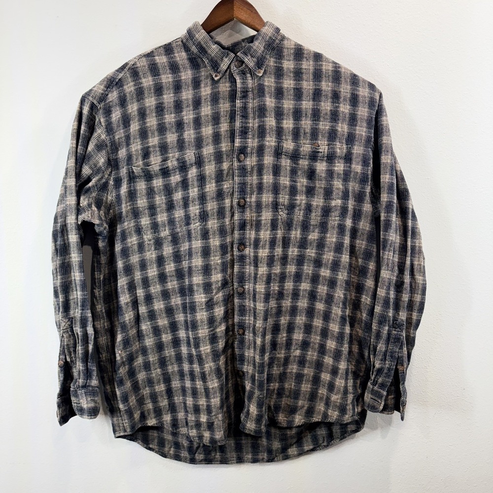 Vintage Y2K Duluth Trading Company Plaid Flannel 2XL Tall Shirt Long Sleeve